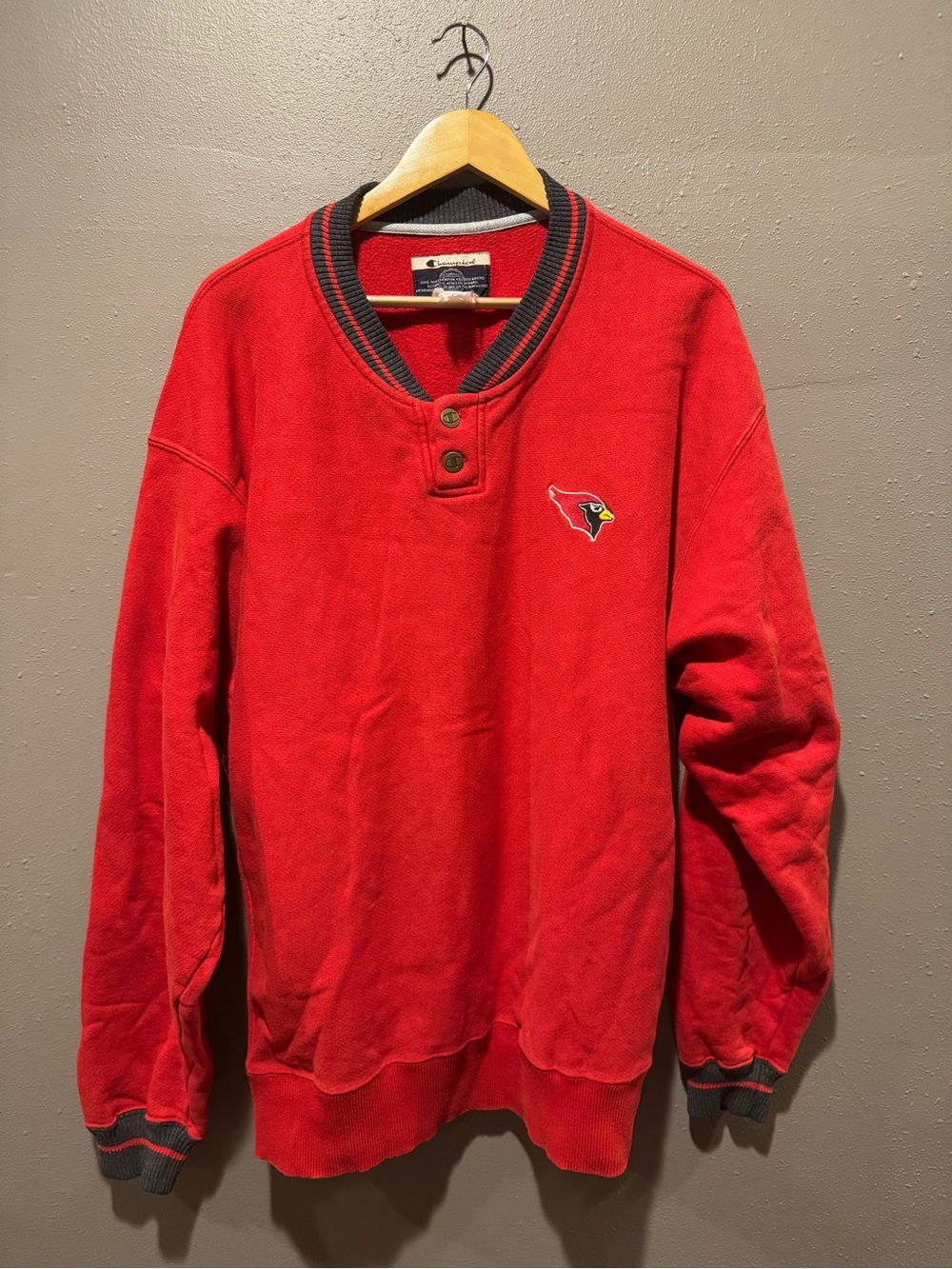 Men’s Champion Vintage Reverse Weave Cardinals Sweater